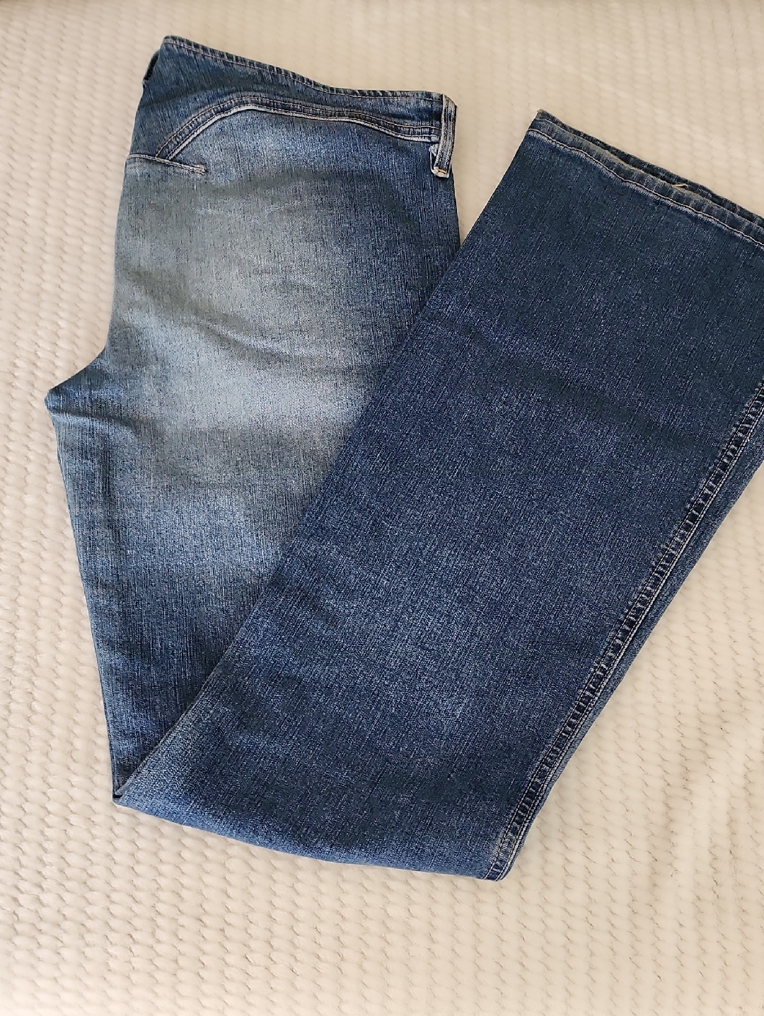Diesel Vintage Blue Denim Low Rise Jeans